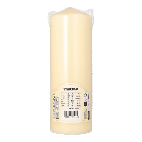 Stumpenkerze Ø 70 mm · 200 mm creme