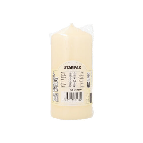 Stumpenkerze Ø 60 mm · 130 mm creme