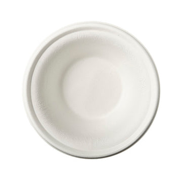 Schalen, Zuckerrohr "pure" 380 ml Ø 15,5 cm · 4,6 cm weiss