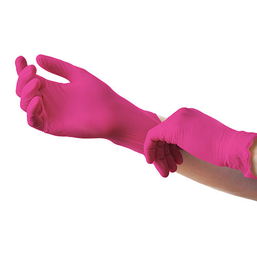 "Medi-Inn® Classic" Handschuhe, Nitril puderfrei magenta "Nitril Magenta" Größe XS