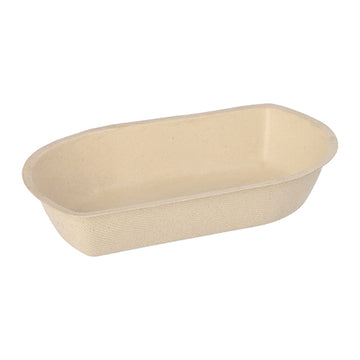 Snacktrays Zuckerrohr 3,6 cm x 12,2 cm x 19,4 cm natur