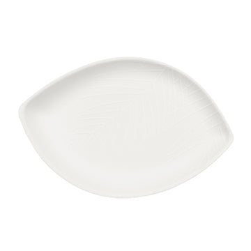 Teller "Folia" Zuckerrohr oval 23,6 cm x 35,6 cm